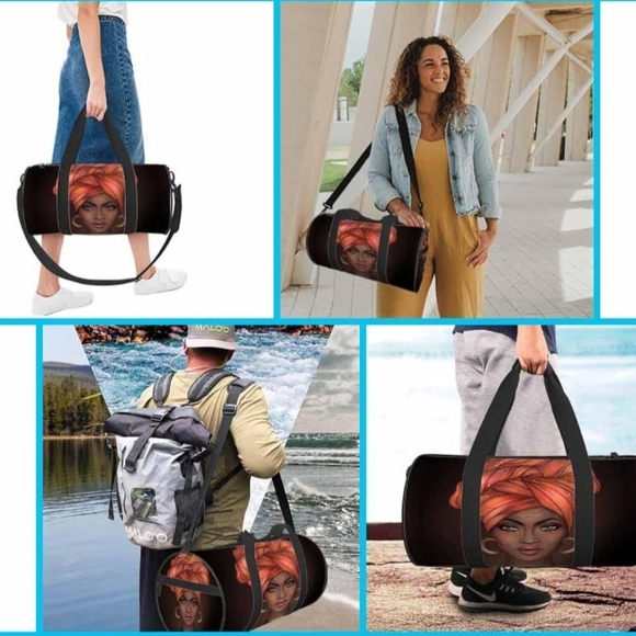 Beautiful African Print Multi-Use Duffle Bag - Picture 4 of 6